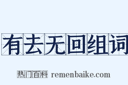 有去无回组词是什么意思的图片